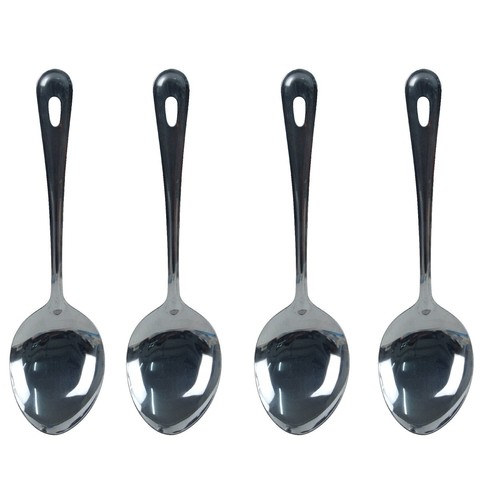Serving spoon stainless - serving, 10"
