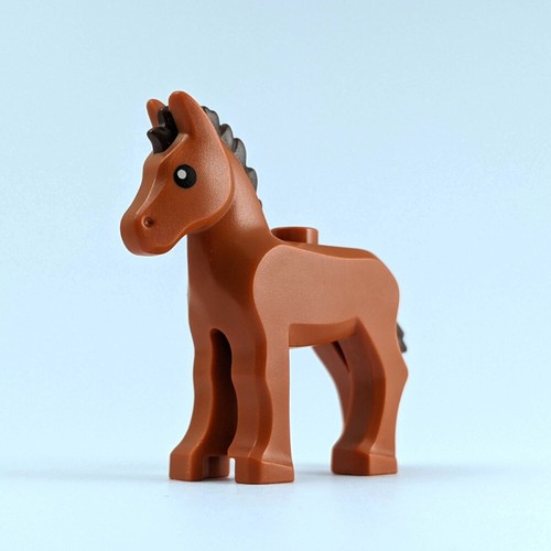 Lego dark orange foal - lego,