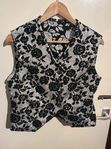 Vintage metallic brocade - vintage,