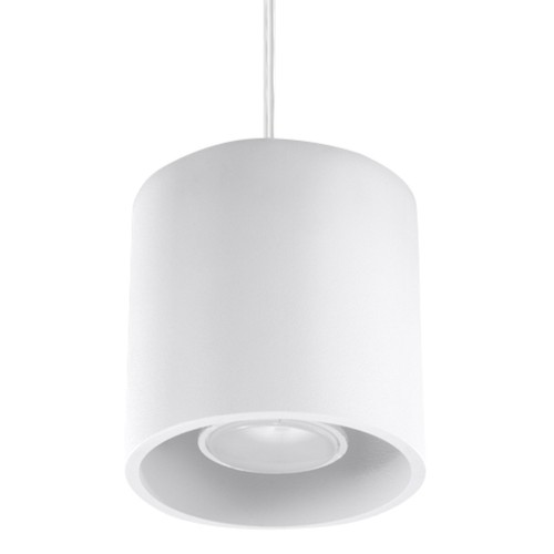 Modern aluminium pendant lamp - aluminium,