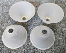 4x Frosted Glass Light Shades