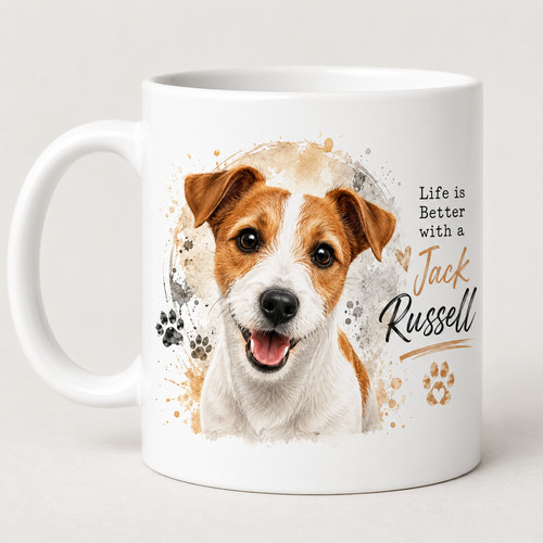 Jack russell mug - mug, |