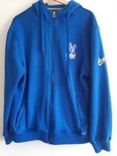 Avec Crystal Palace Fc Mens Hoodie Size Xl HTF Blue Full Zip