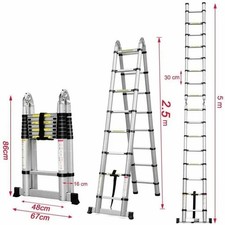 Telescopic Ladder 3.8M 5M