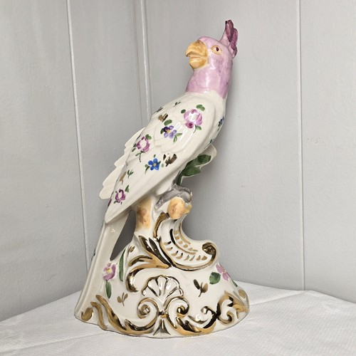 Vintage porcelain cockatoo - vintage,