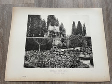 vicobello near siena - the summer house. large 1904 large  print .