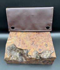 Brown Leatherette Tobacco Pouch – Unbranded