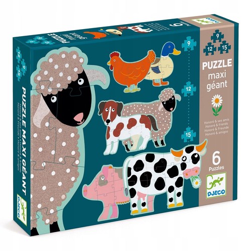 Djeco gigant floor puzzle - floor, 3+