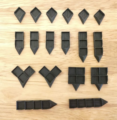 16mm dice wound trackers - 16mm,
