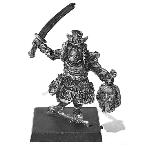 Samurai orc leader 28mm metal - orc,