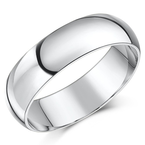 18ct white gold ring heavy - gold,