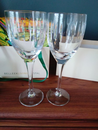 Belleek living crystal set - belleek,
