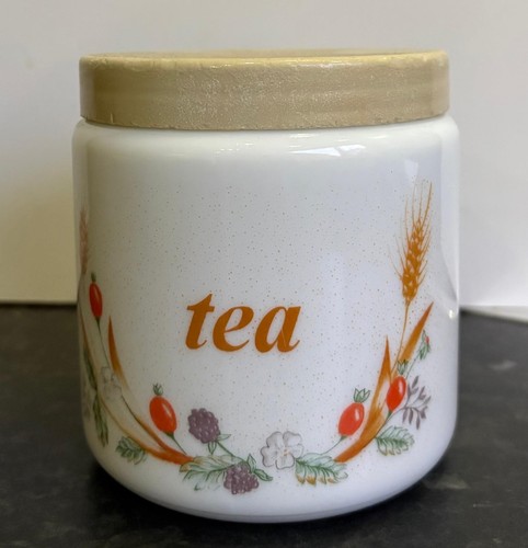 Vintage tea canister - tea,