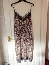 ZARA Animal Leopard Print Slip