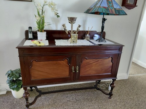 Antique sideboard cabinet