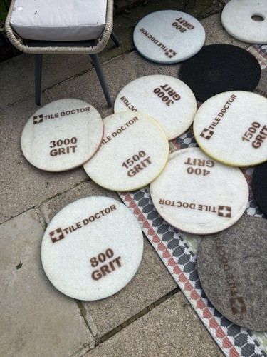 Diamond floor pads - 17”,