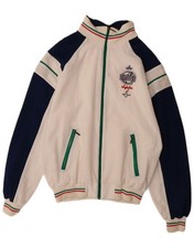 AUSTRALIAN L'ALPINA Mens Tracksuit Top Jacket IT 50 Medium White BR17