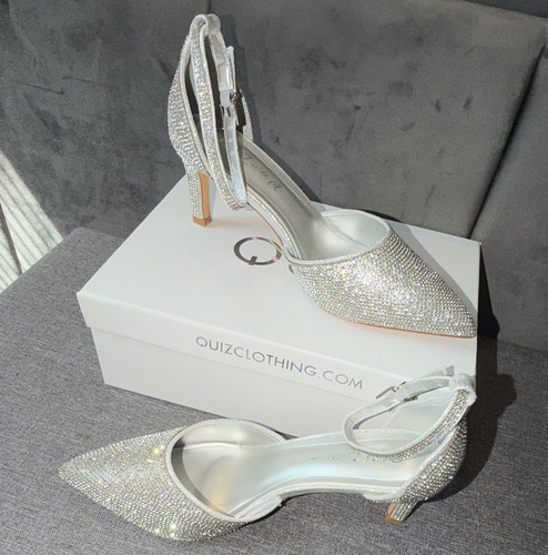 Quiz silver glitter pointed - quiz,