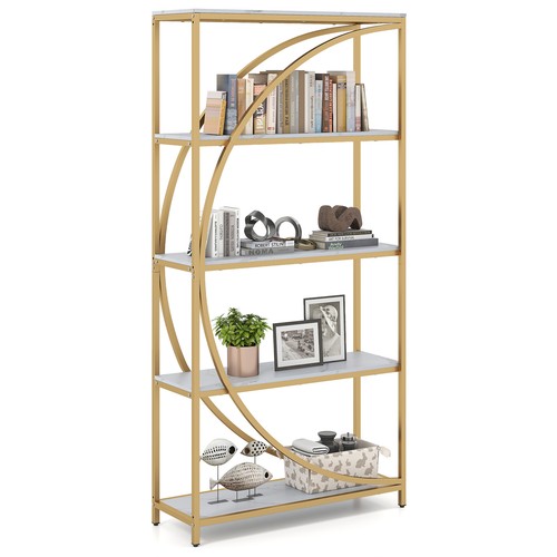 Costway tier bookshelf - 5-tier,