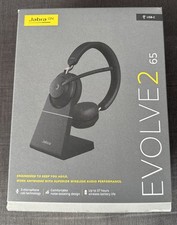 *REDUCED* Jabra Evolve2 65 Stereo Wireless Headset (UC, USB-C) +Charging Stand