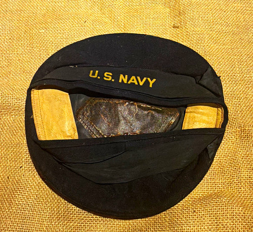 Navy sailor hat cap - navy,