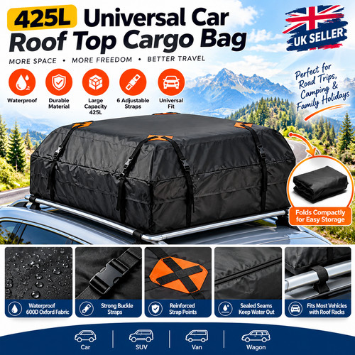 425l waterproof car roof cargo - 425l,