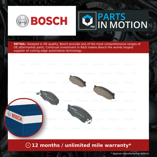 Brake pads set fits - fits, nissan