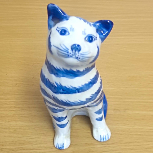 Blue white ceramic - &,