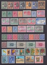 British Commonwealth Stamps MM, MNH. 1922 - 1964. Cat approx £195