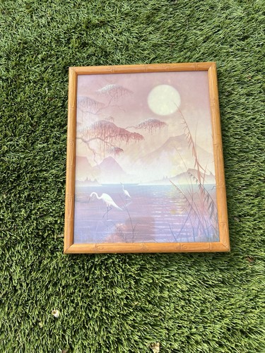 Vintage 1970s oriental heron - 1970s,