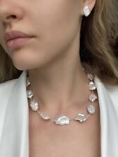 Keshi Pearl Statement Necklace