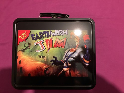 Earthworm jim tin - lunch, box