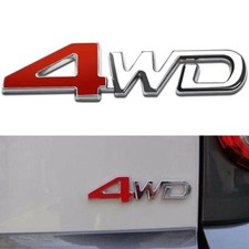 Metal 4WD Red Trunk Lid Fender