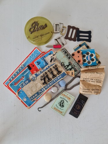 Vintage sewing haberdashery - vintage,