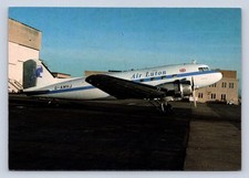 AIR LUTON DOUGLAS DC-3 DAKOTA AIRCRAFT POSTCARD AIRPLANE AIRLINE AVIATION G-AMHJ