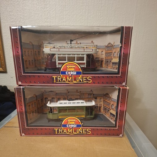 Corgi tramlines trams - corgi,