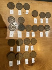 Collection Of Old One Pennies