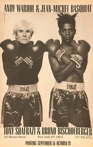 Warhol basquiat boxing - warhol,
