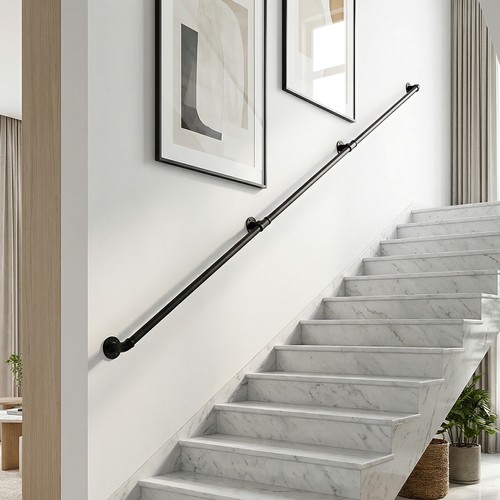 Metal handrail stair - handrail, rail