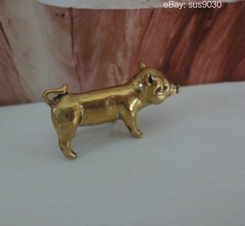 Vintage mini golden brass - brass, cute