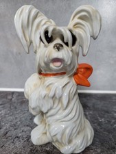 Goebel Skye Silky Papillion Yorkshire Terrier Dog Ceramic Perfume Lamp. refxged
