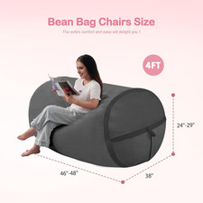 4Ft Bean Bag Chair Giant Bean