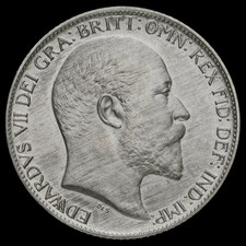 1902 Edward VII Silver Matt
