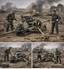 German 7.5cm Pak40 anti‑tank