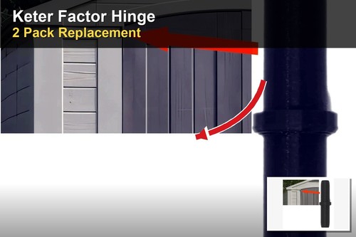 Keter factor shed door - shed, hinge