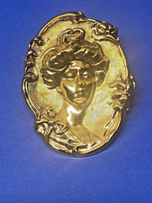 Avon Vintage 1991 Victorian Elegance Pin / Brooch Goldtone NEW Original Box