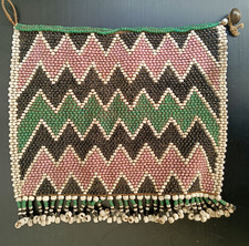 Antique Bead work necklace panel Xhosa Zulu south Africa 19 th Century