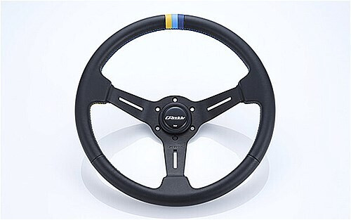 Greddy leather sport steering - leather,
