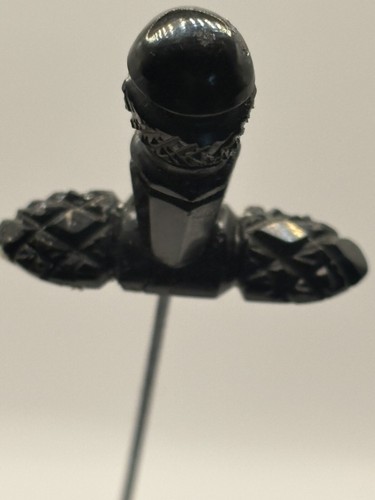Fabulous victorian jet - hat, pin
