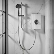 Triton Style 3 9.5kW Electric Shower - White Gloss (Aspirante, Collection 2)